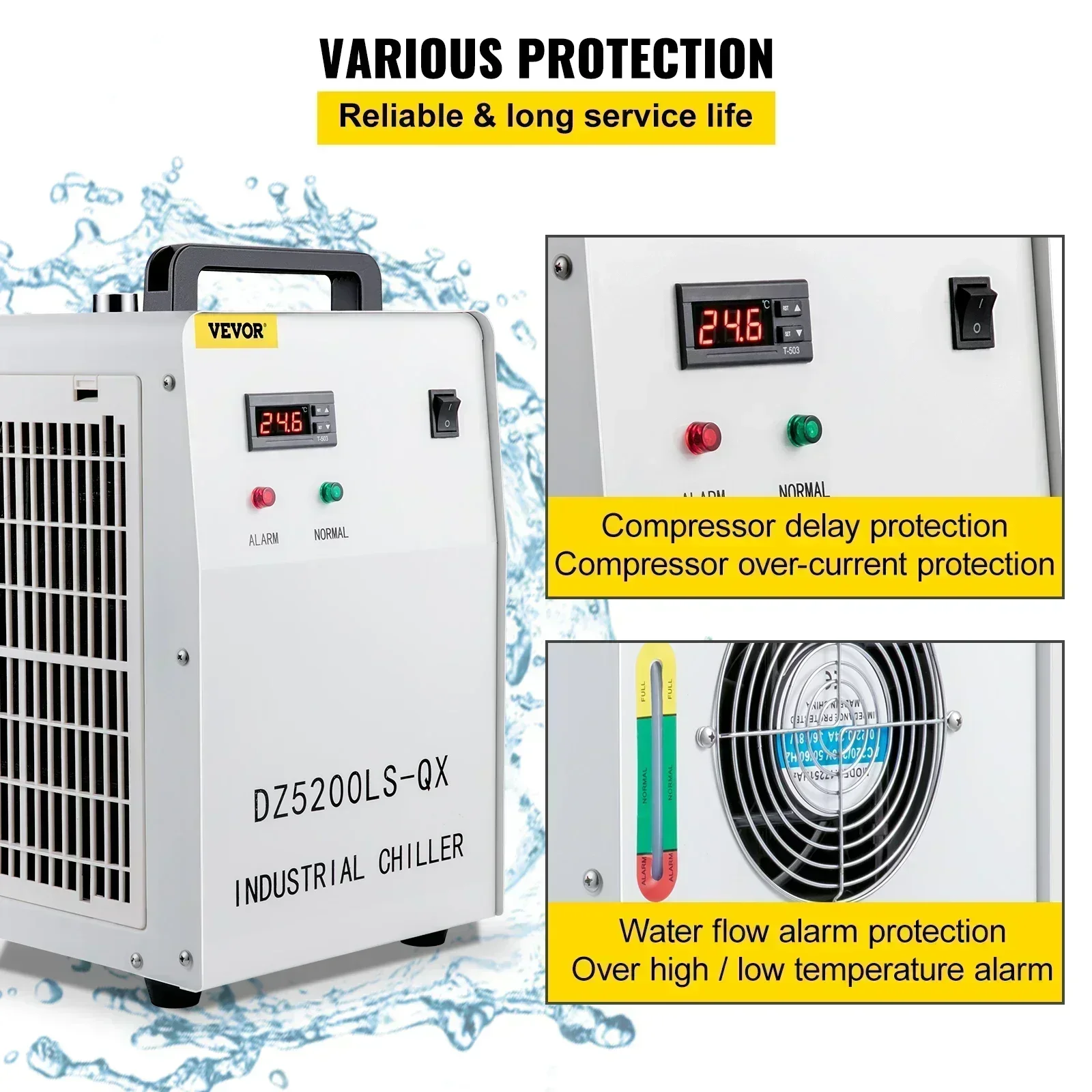 SIHAO CW-3000 Industrial Grade - Laser Industrial Chiller ulasan dan harga